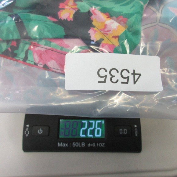 For Love & Lemons Becca Backless Maxi Dress XS Black Pink Floral Slit Party 226 - Picture 10 of 10